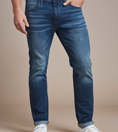 Diesel Dark Blue Clean Wash Slim Fit Jeans – No Rips, Timeless Style